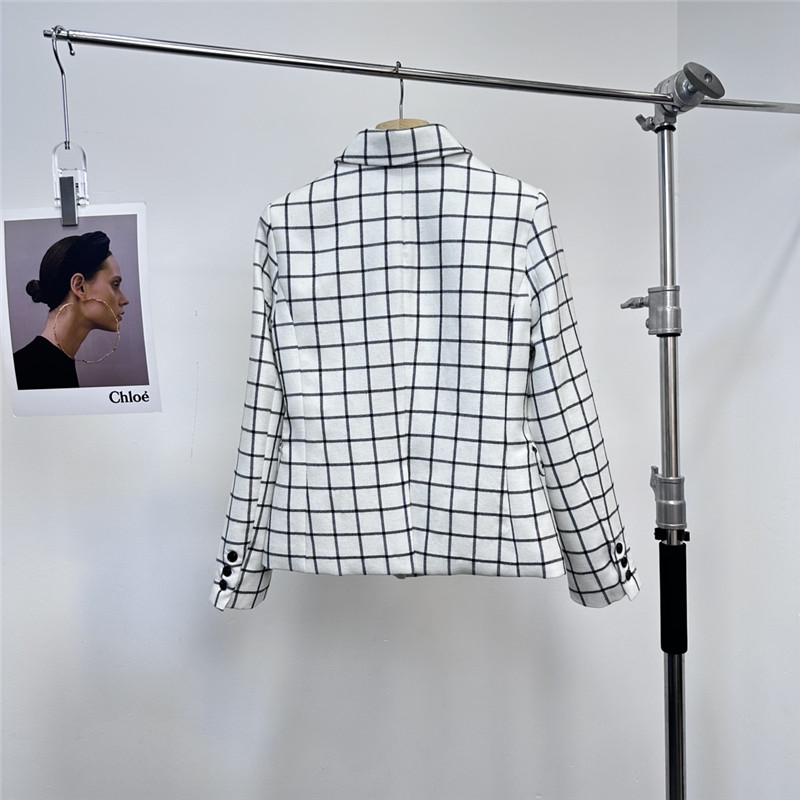 D10r plaid suit jacket