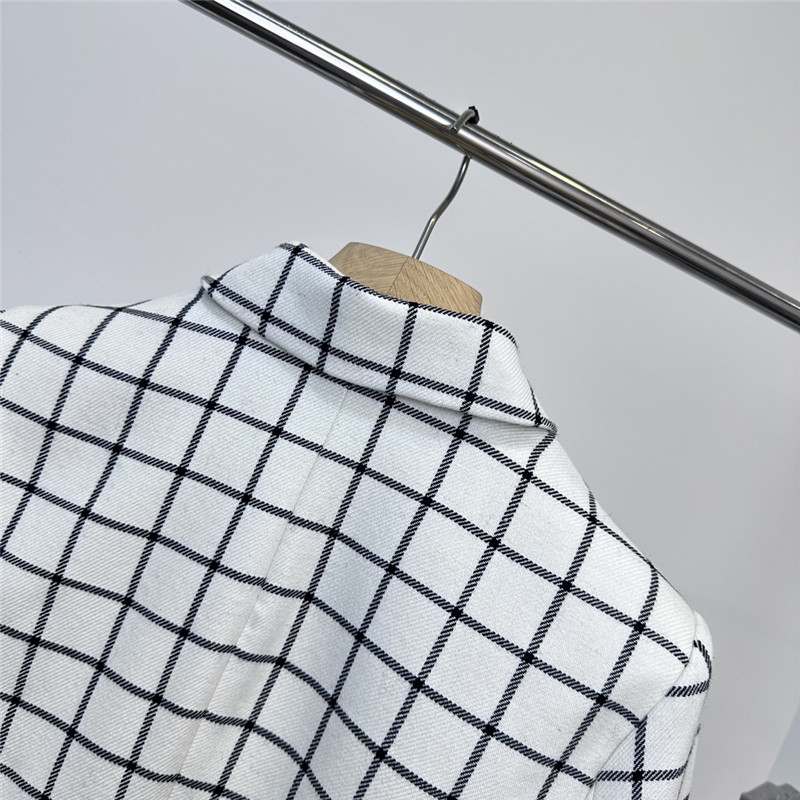 D10r plaid suit jacket