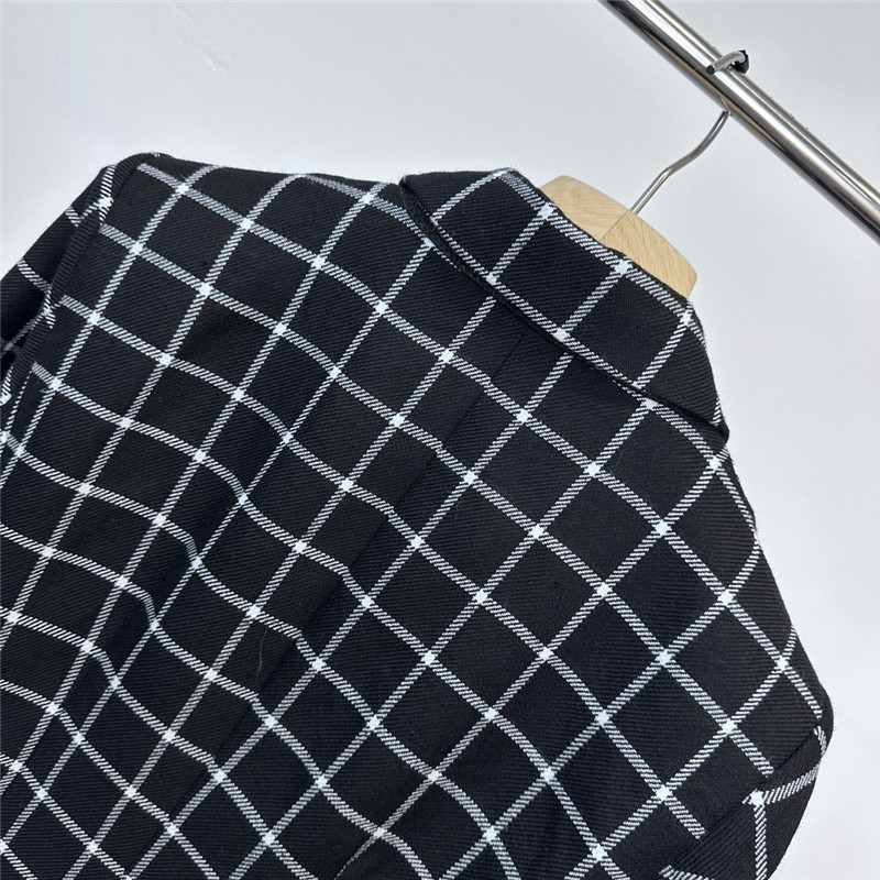 D10r plaid suit jacket