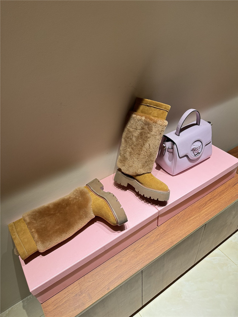 Ce1i*e bulky high boot with triomphe tassels