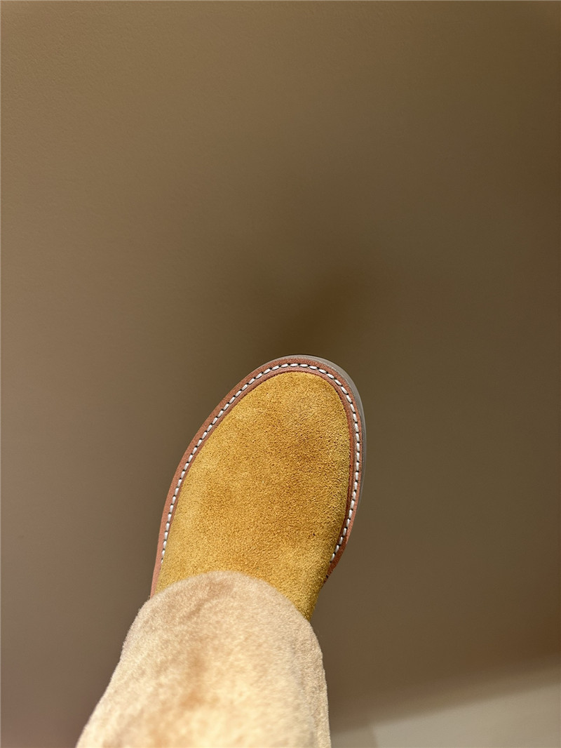 Ce1i*e bulky high boot with triomphe tassels