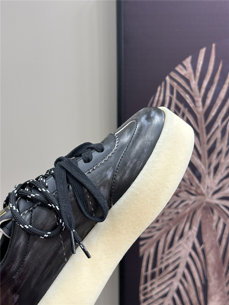 Miu Miu Women’s Bleached Leather Sneakers