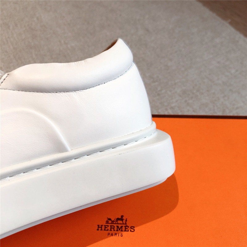 H**me5 white slip-on sneaker