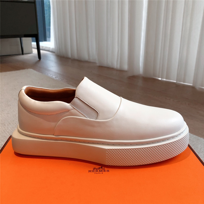 H**me5 white slip-on sneaker
