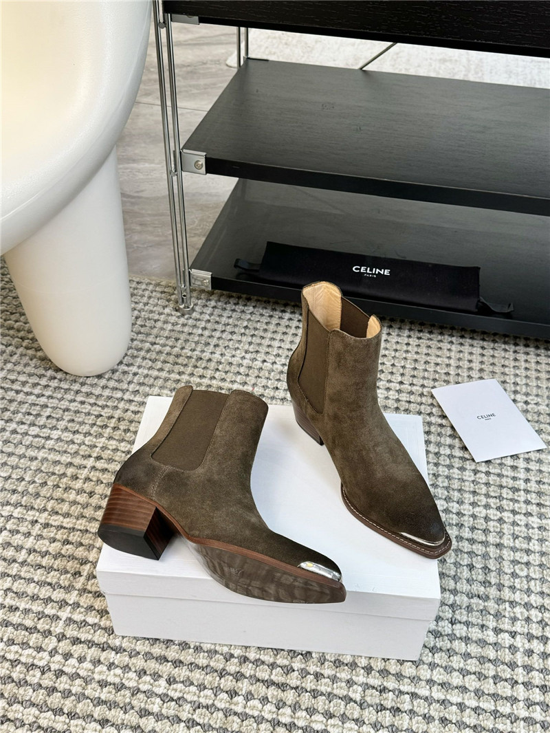 Ce1i*e western suede boot for women