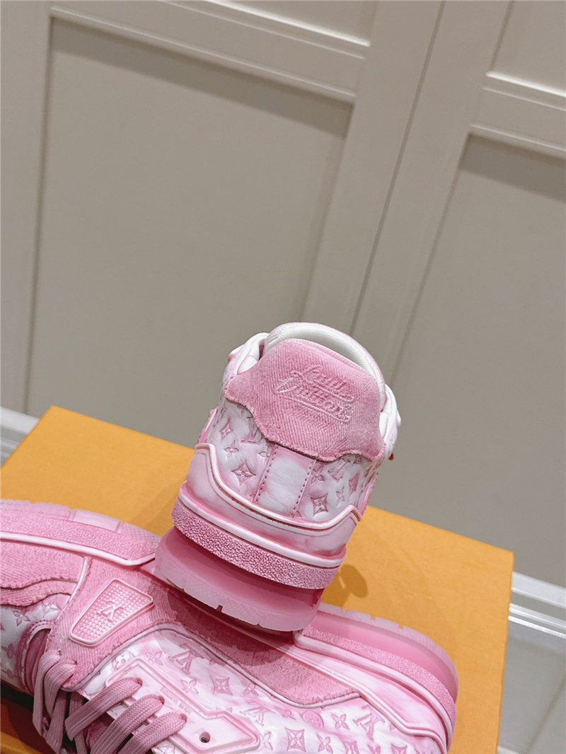 l0vis Vvtt0n lv trainer sneaker rose red