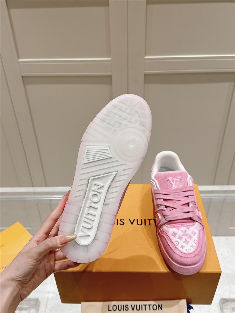 l0vis Vvtt0n lv trainer sneaker rose red