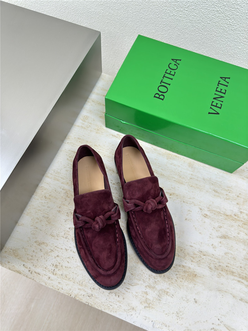 b0tt*ga Ven*ta astaire loafer in dark barolo suede