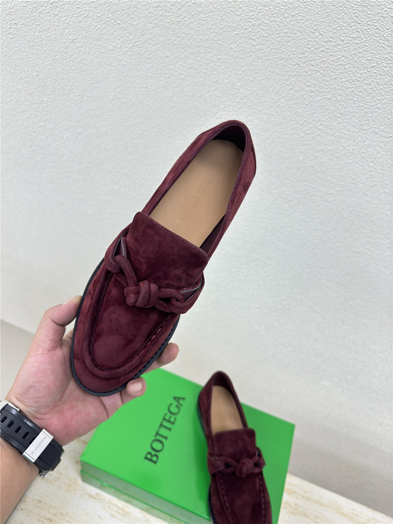 b0tt*ga Ven*ta astaire loafer in dark barolo suede