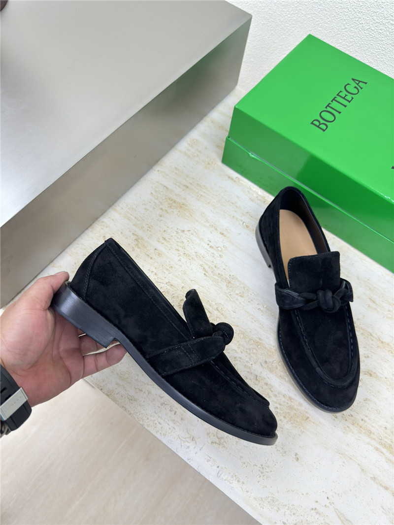 b0tt*ga Ven*ta astaire loafer in black suede