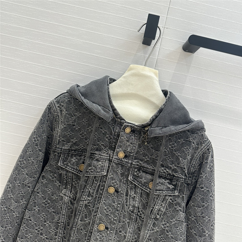 l0vis Vvtt0n lv jacquard denim jacket