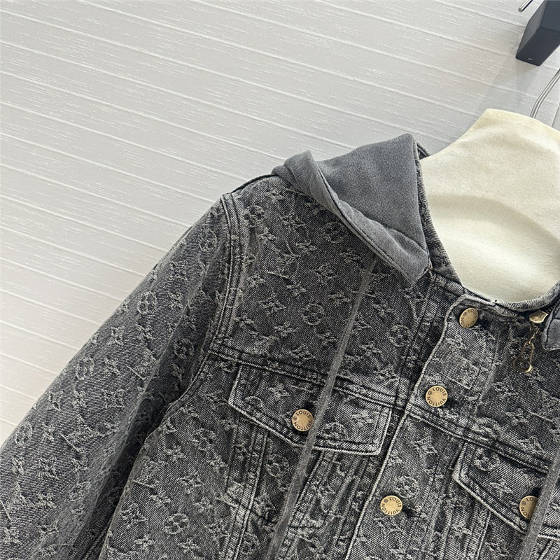 l0vis Vvtt0n lv jacquard denim jacket