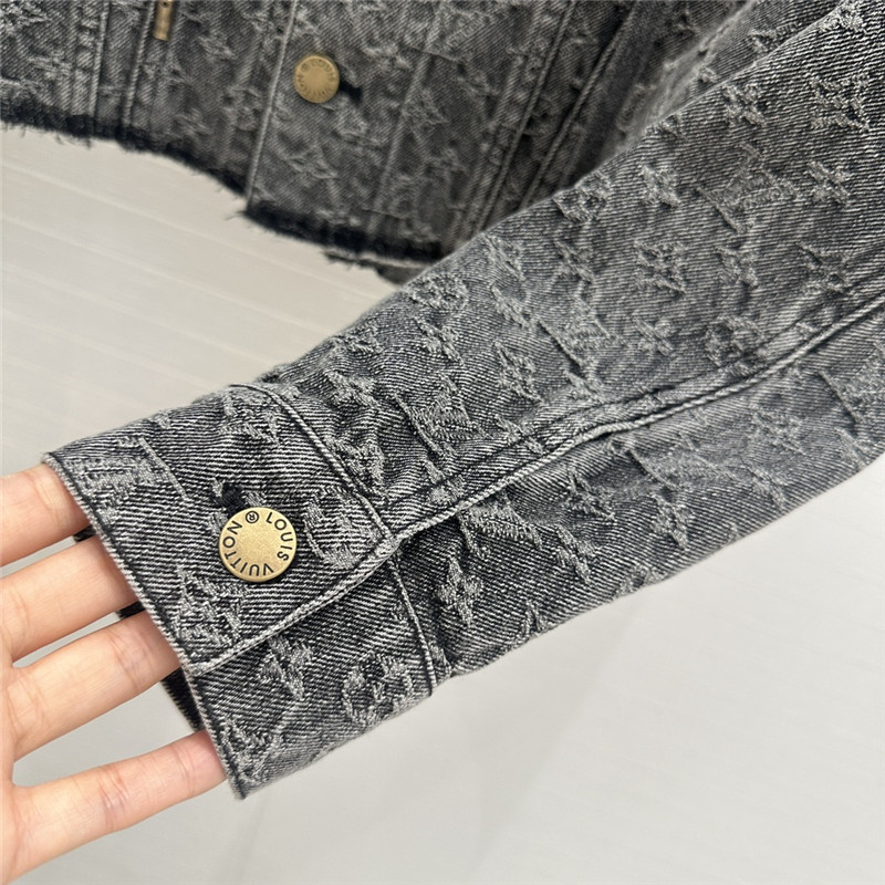 l0vis Vvtt0n lv jacquard denim jacket