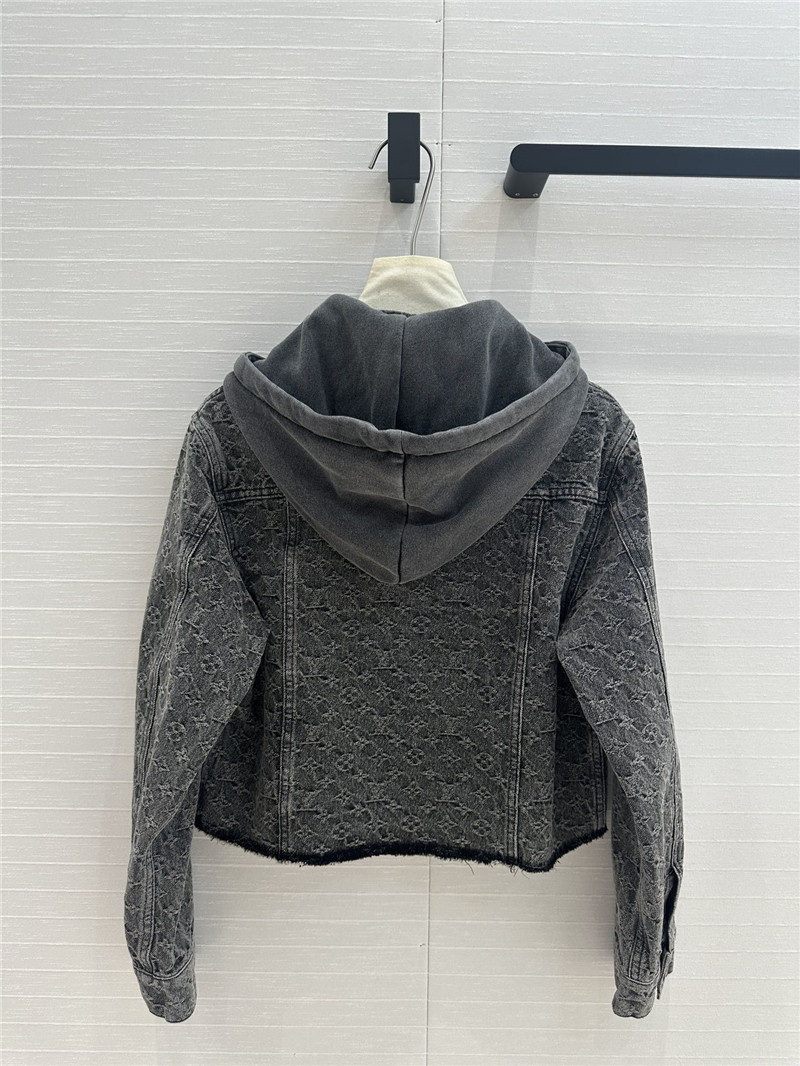 l0vis Vvtt0n lv jacquard denim jacket