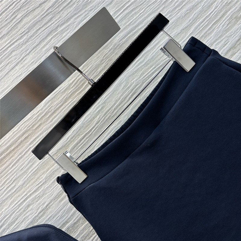 M1um1u fake two-piece sweatshirt + skirt set