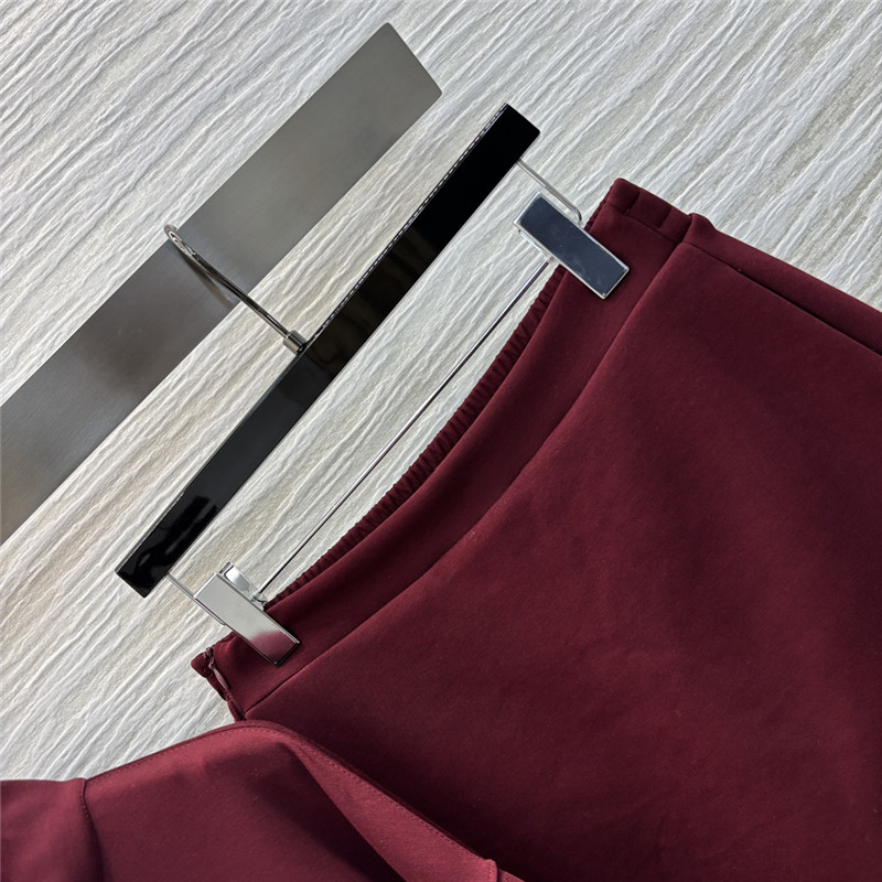 M1um1u fake two-piece sweatshirt + skirt set