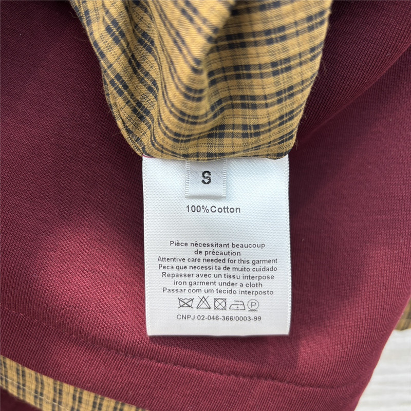 M1um1u fake two-piece sweatshirt + skirt set