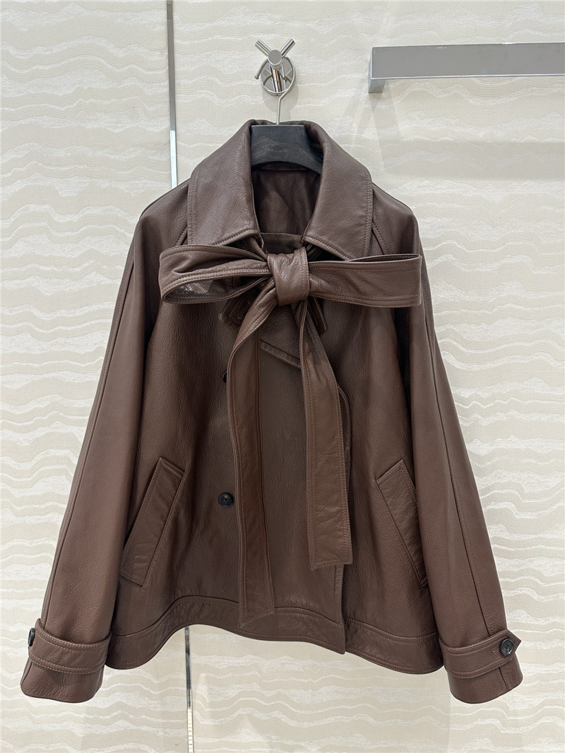 L0ew* stylish leather jacket