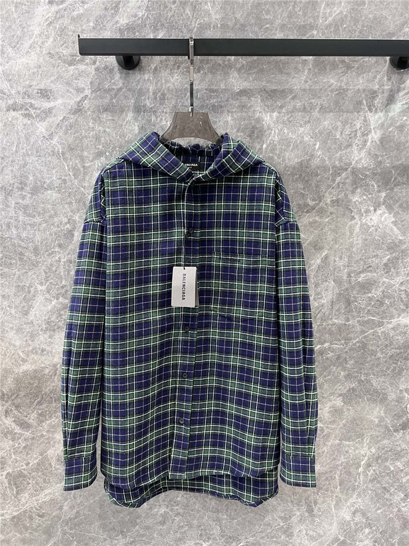 Ba1en*iaga hooded shirt jacket