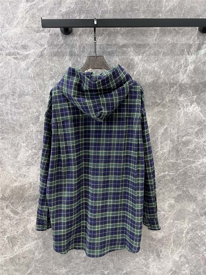 Ba1en*iaga hooded shirt jacket