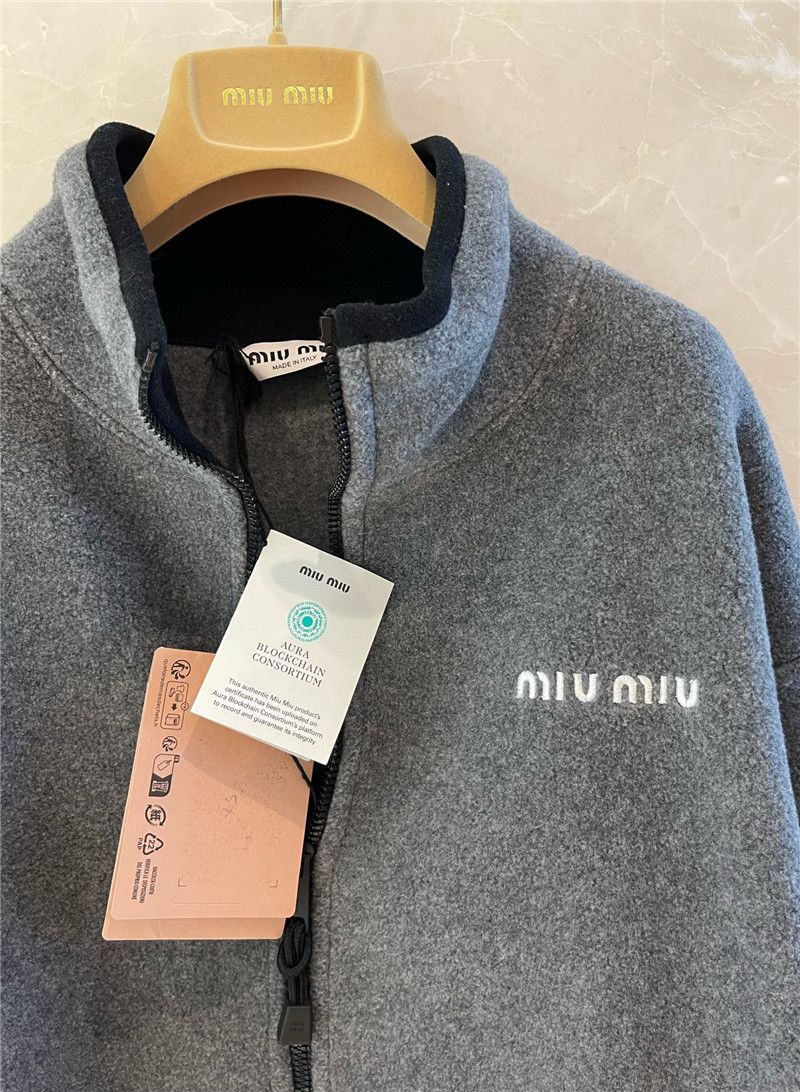 M1um1u wool casual jacket