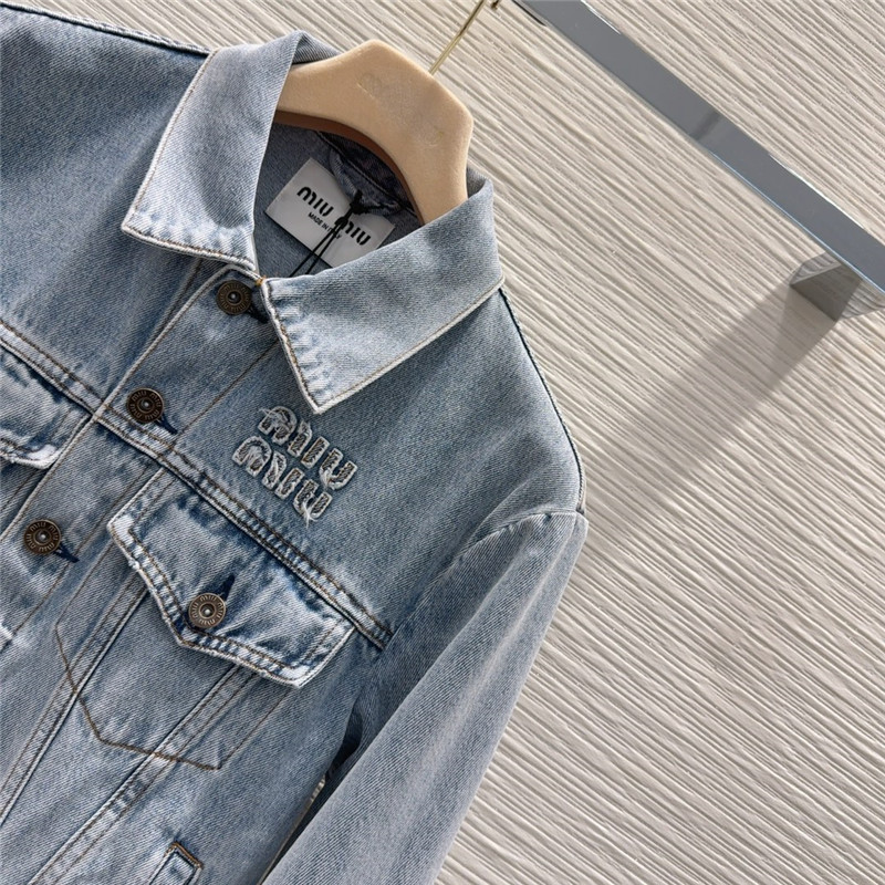 M1um1u denim jacket
