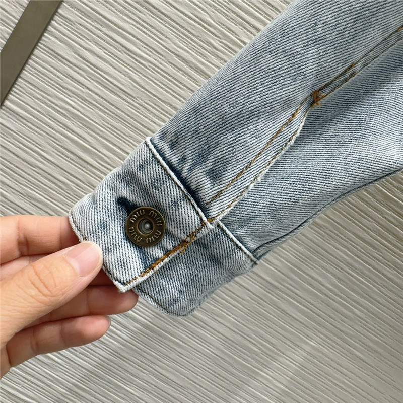 M1um1u denim jacket