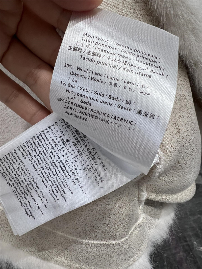 Va1e*ntin0 shearling vest jacket