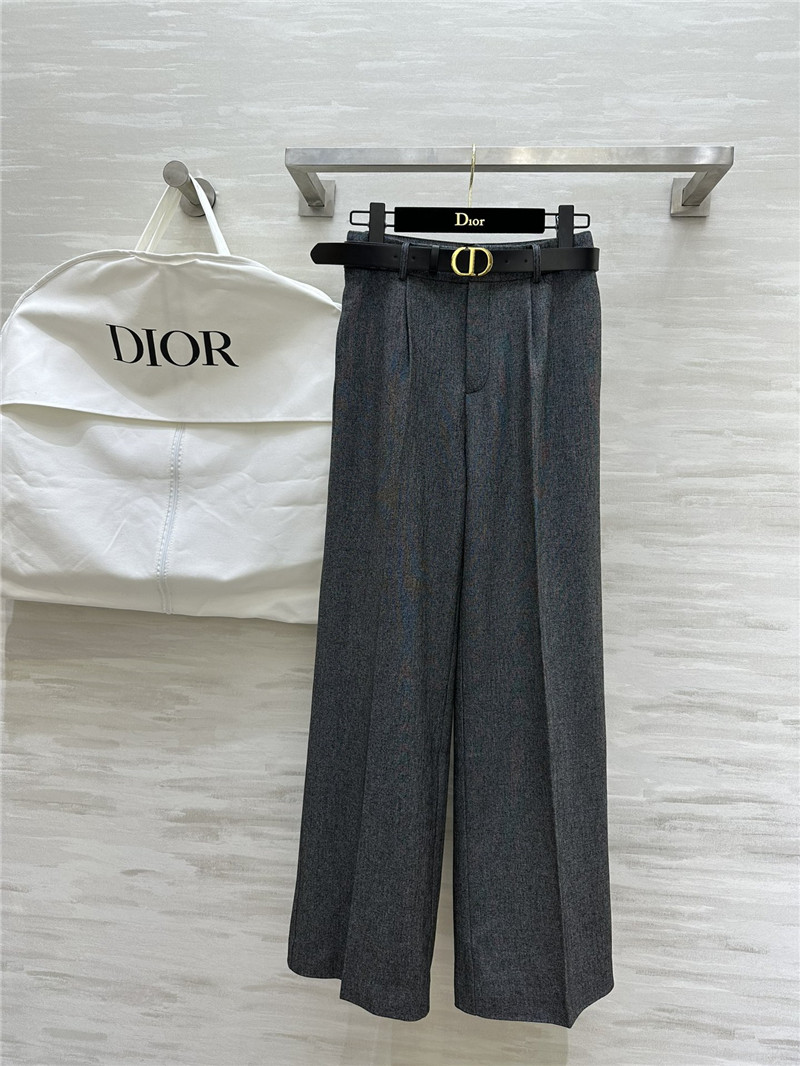 D10r belted straight-leg trousers