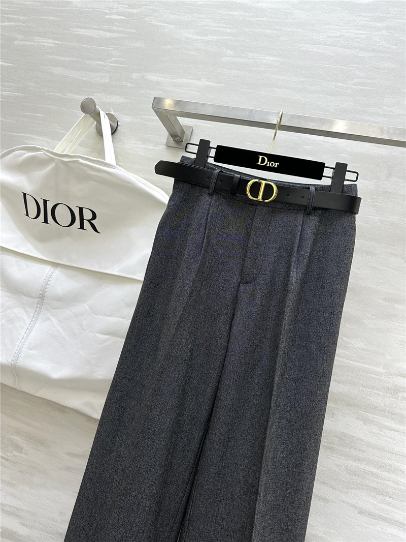 D10r belted straight-leg trousers