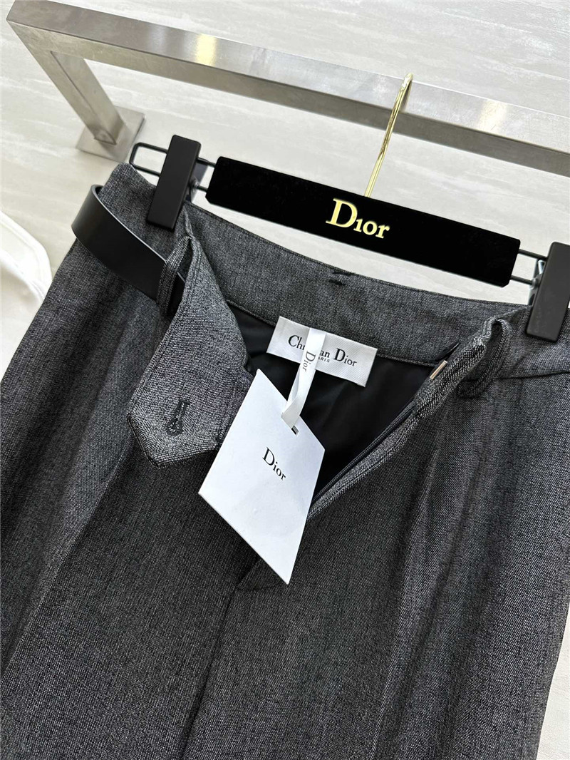 D10r belted straight-leg trousers
