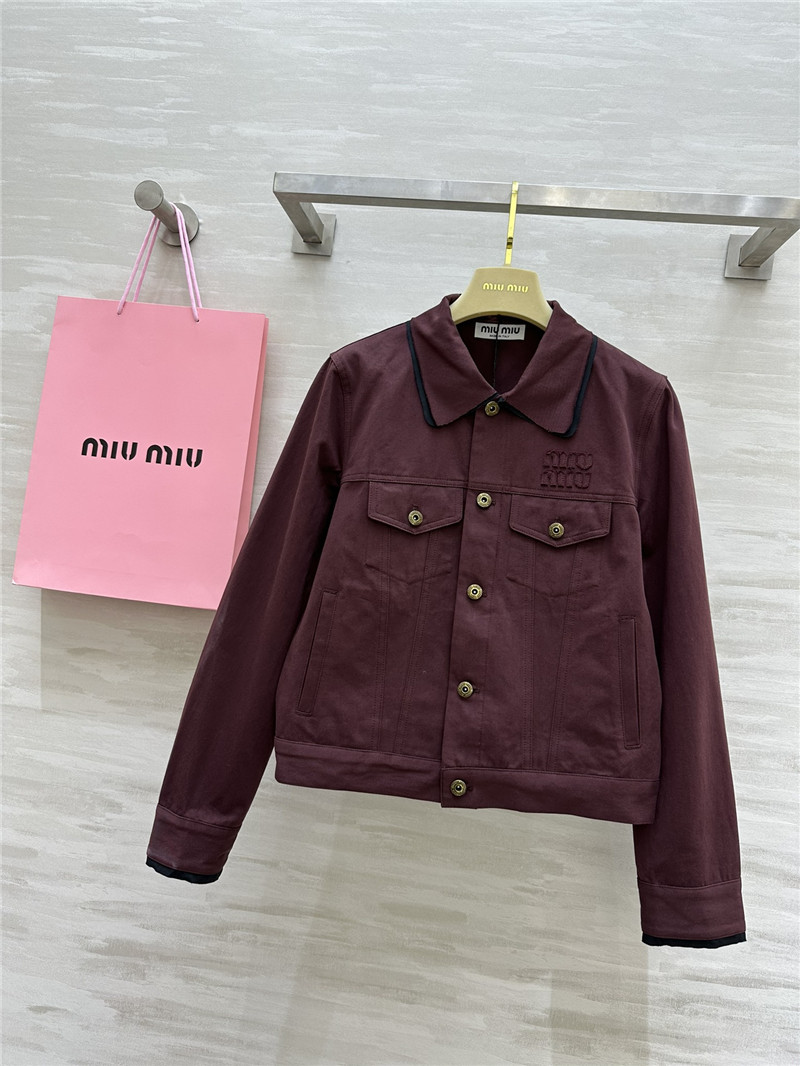 M1um1u denim jacket