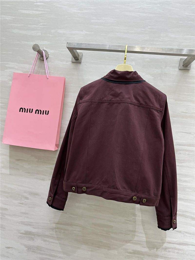 M1um1u denim jacket