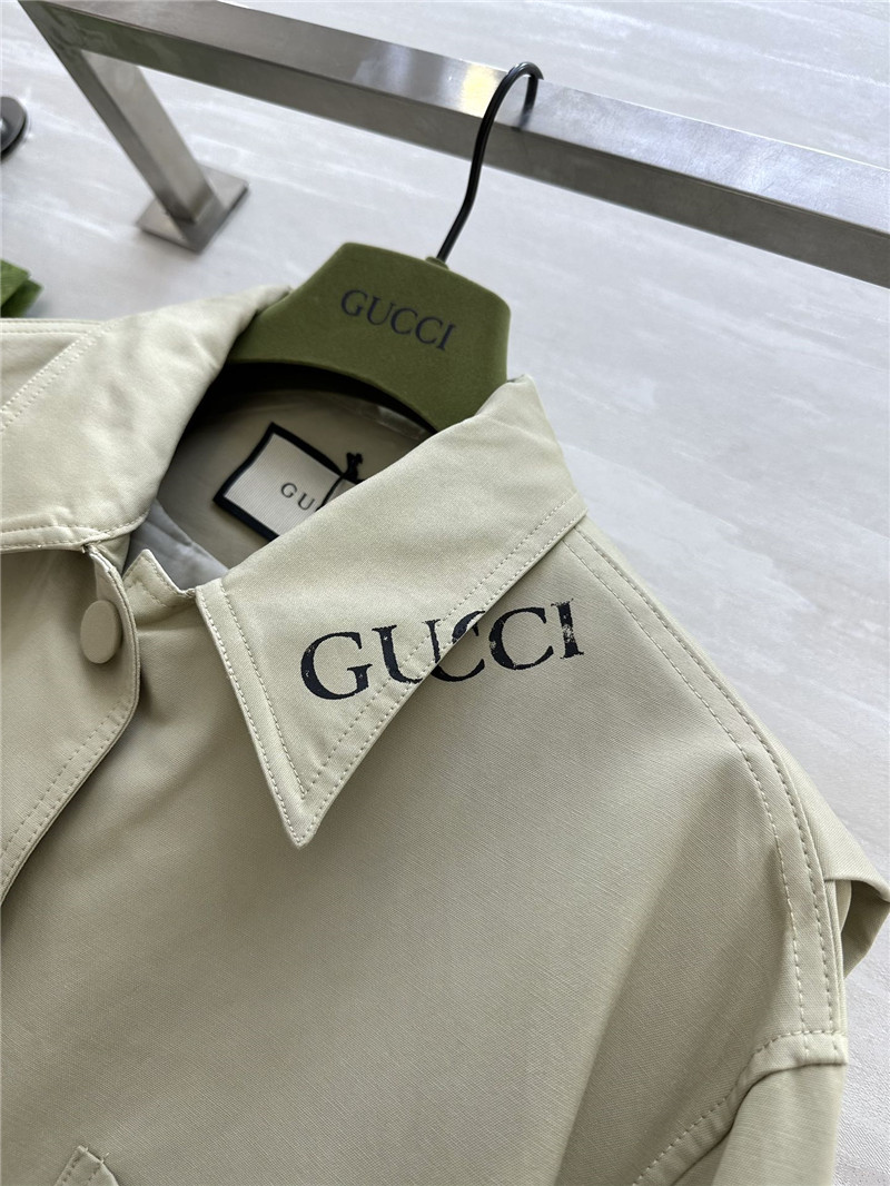 Gvc*1 lapel trench coat