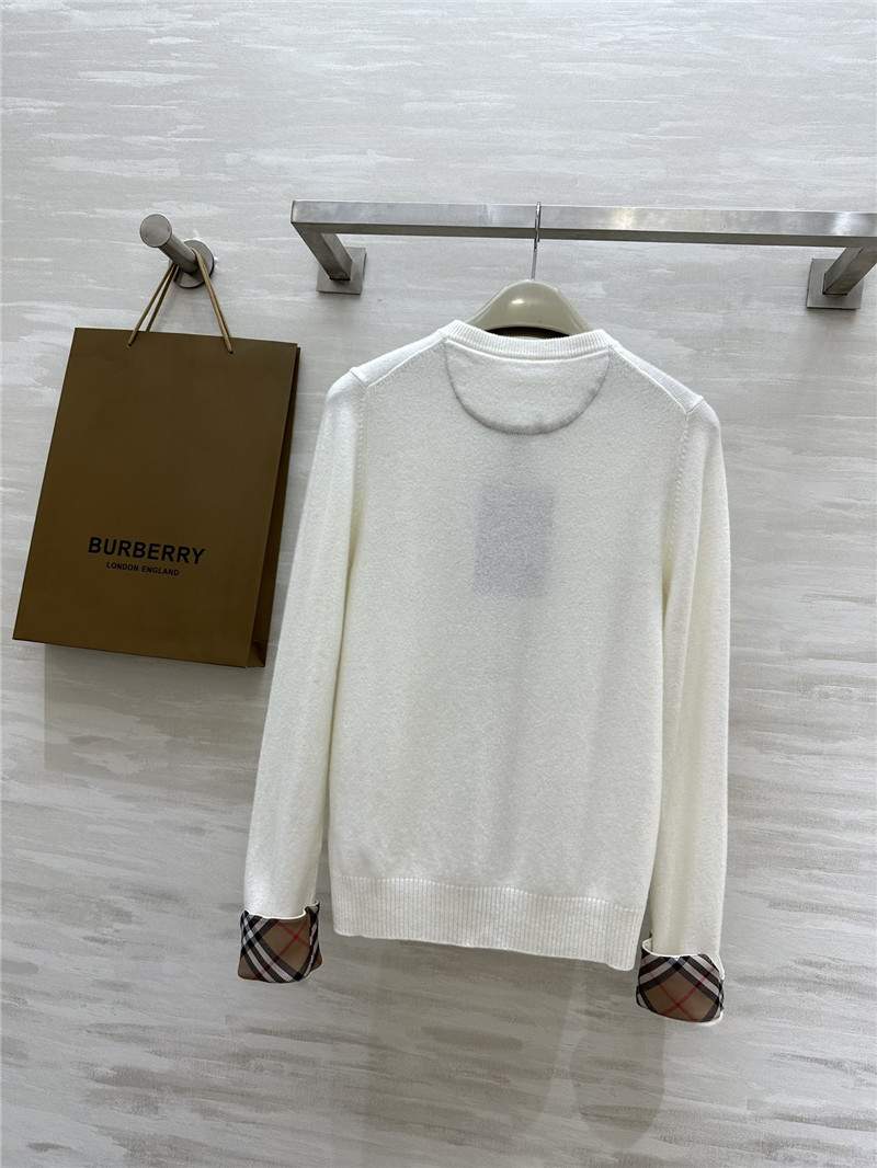 Bv*b*rry contrast plain cardigan in white