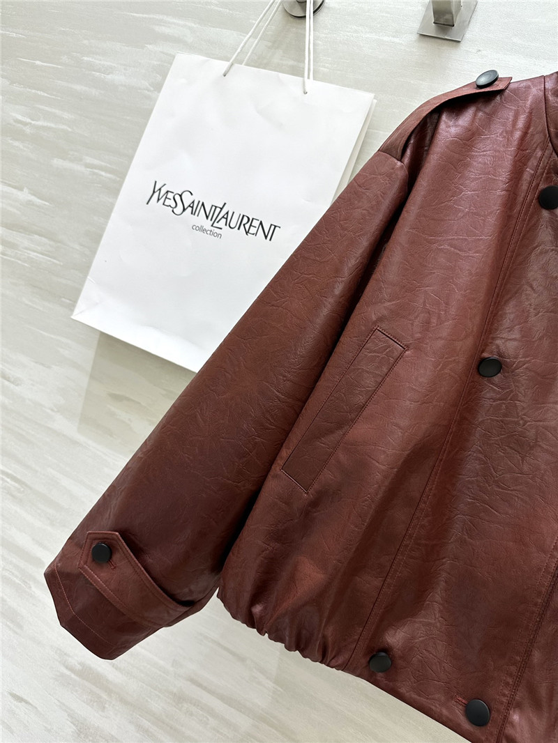 Y51 pleated trench coat