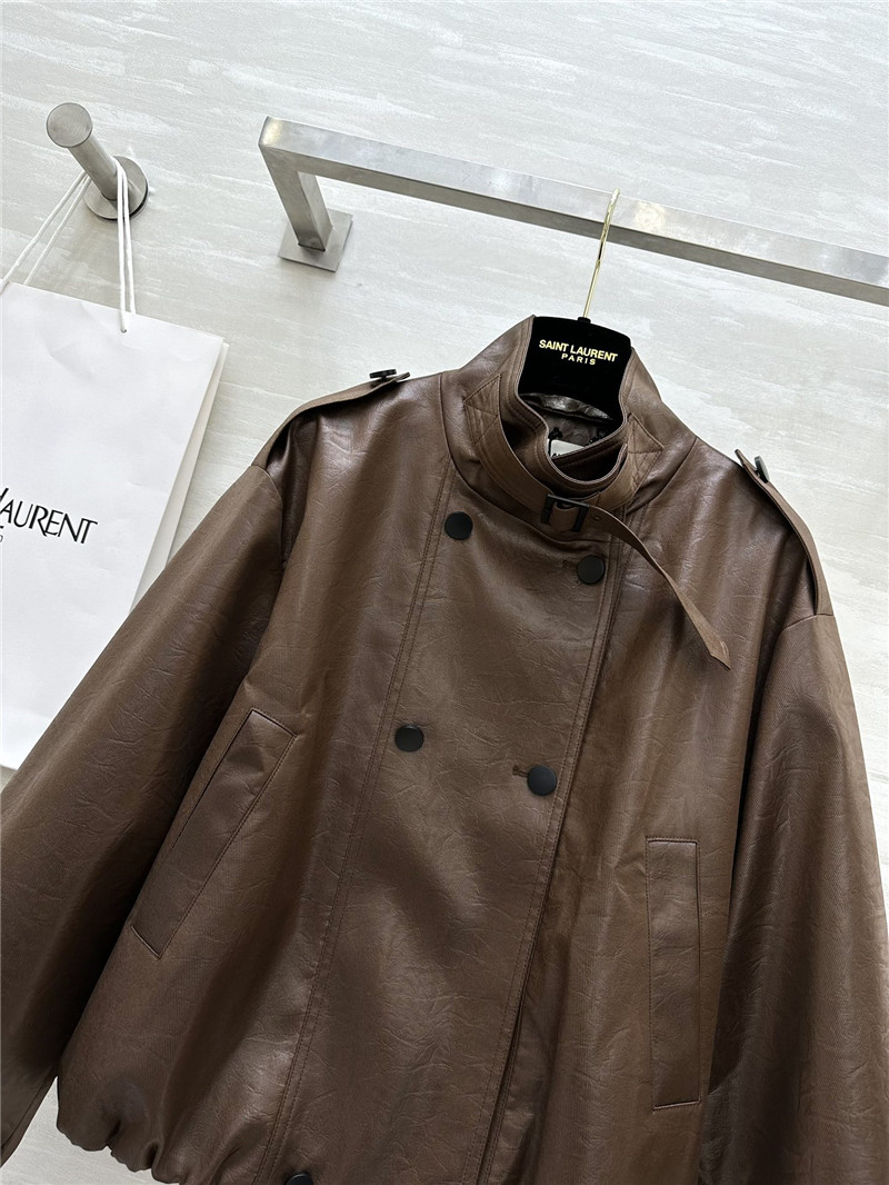 Y51 pleated trench coat