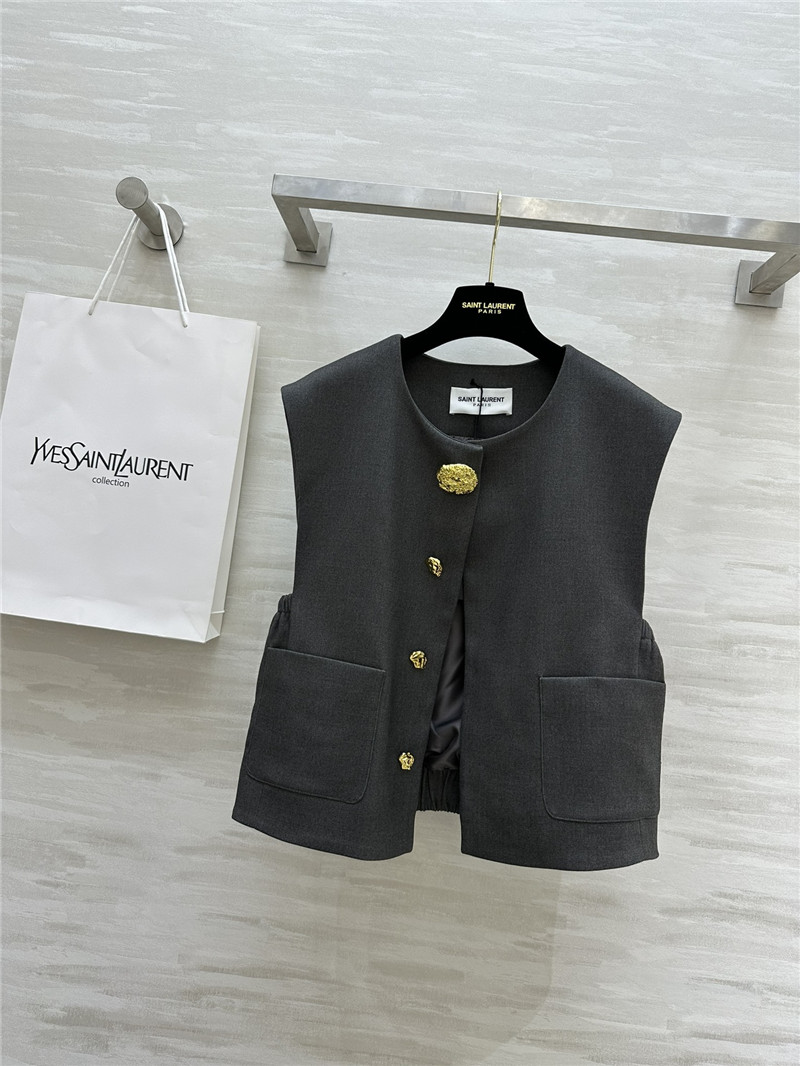 Y51 metal button vest