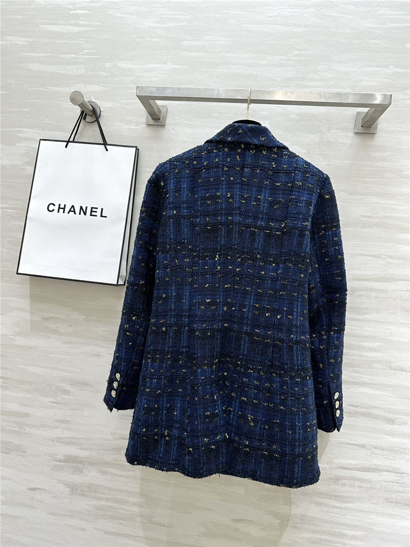 Ch**el woven mid-length coat