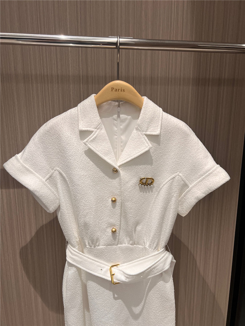 D10r rolled sleeve dress