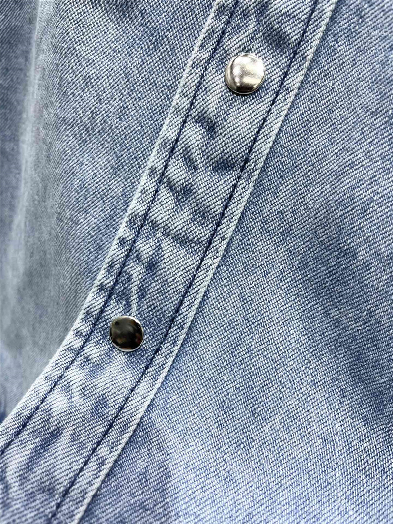 Y51 oversized denim shirt