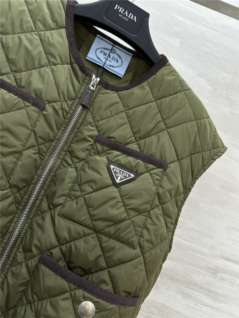 Pra*a quilted padded vest