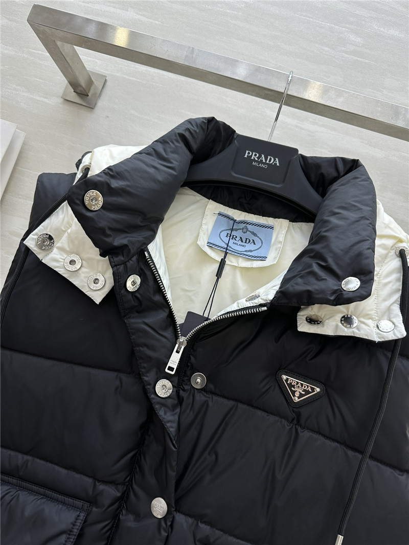 Pra*a hooded down vest