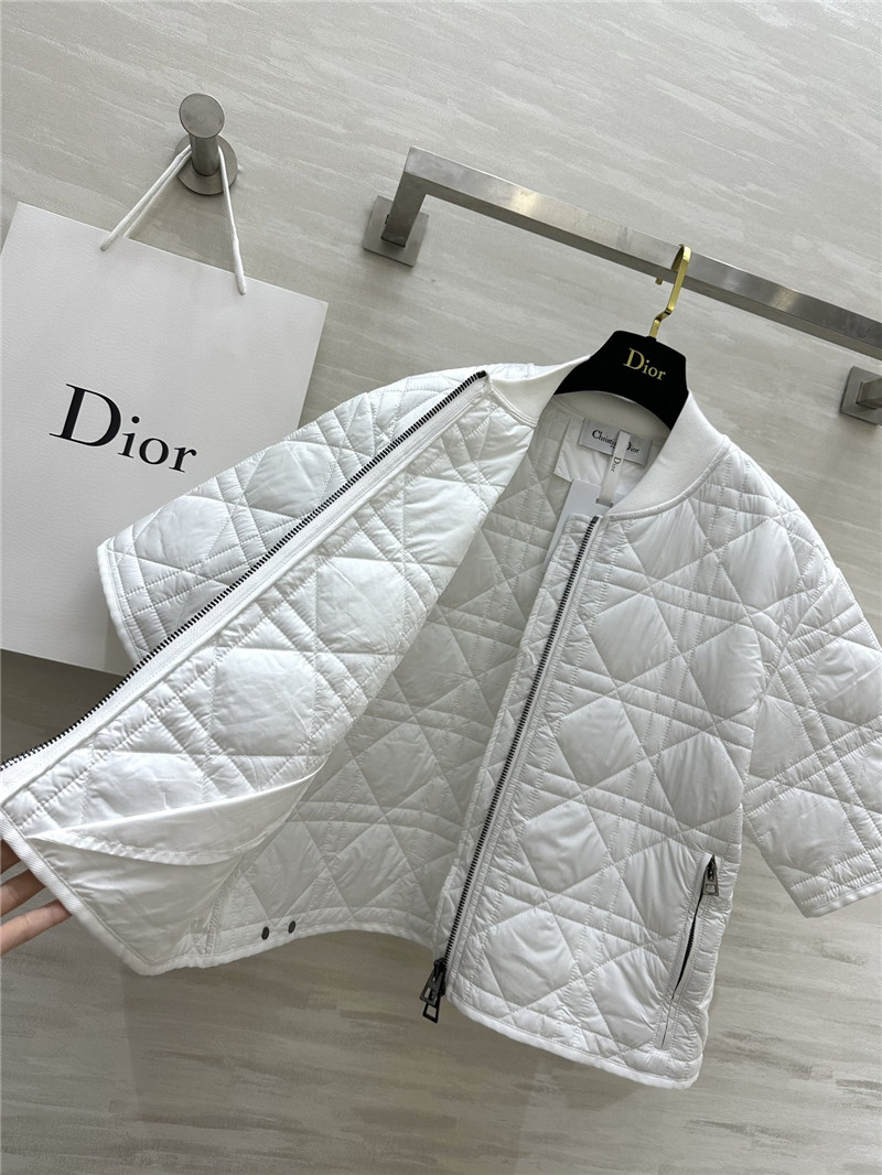 D10r quilted short sleeve jacket