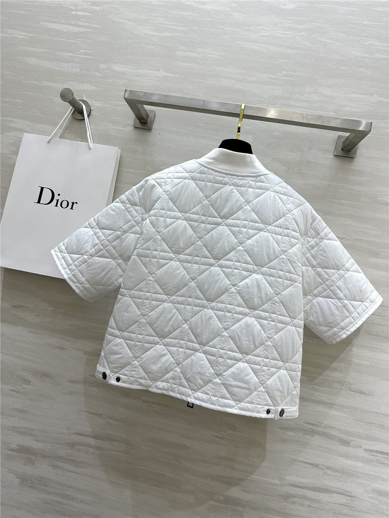 D10r quilted short sleeve jacket
