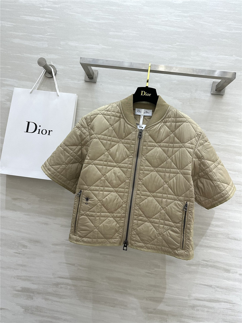 D10r quilted short sleeve jacket