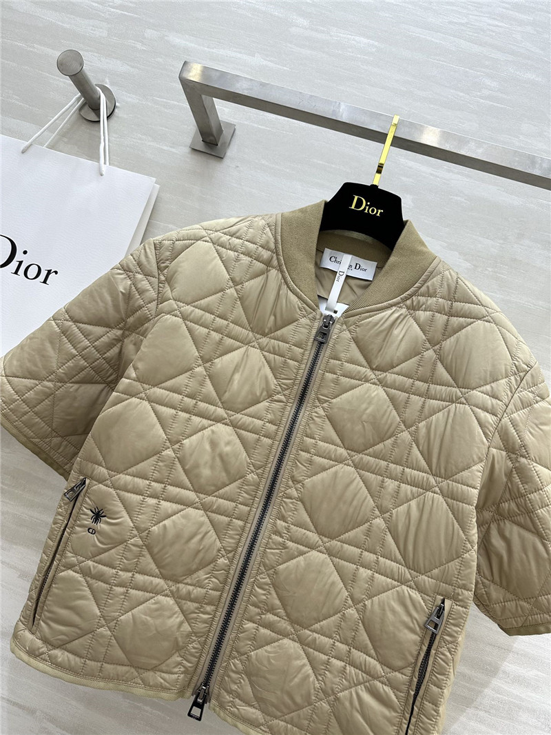 D10r quilted short sleeve jacket