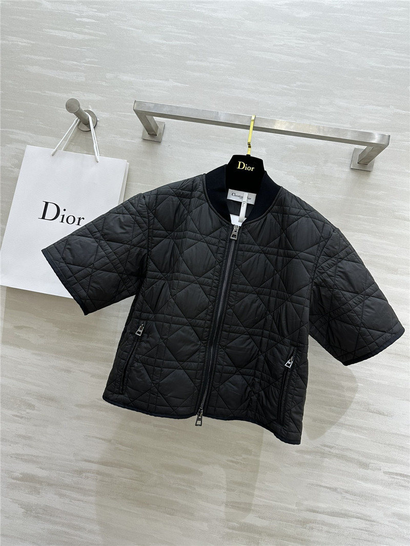 D10r quilted short sleeve jacket
