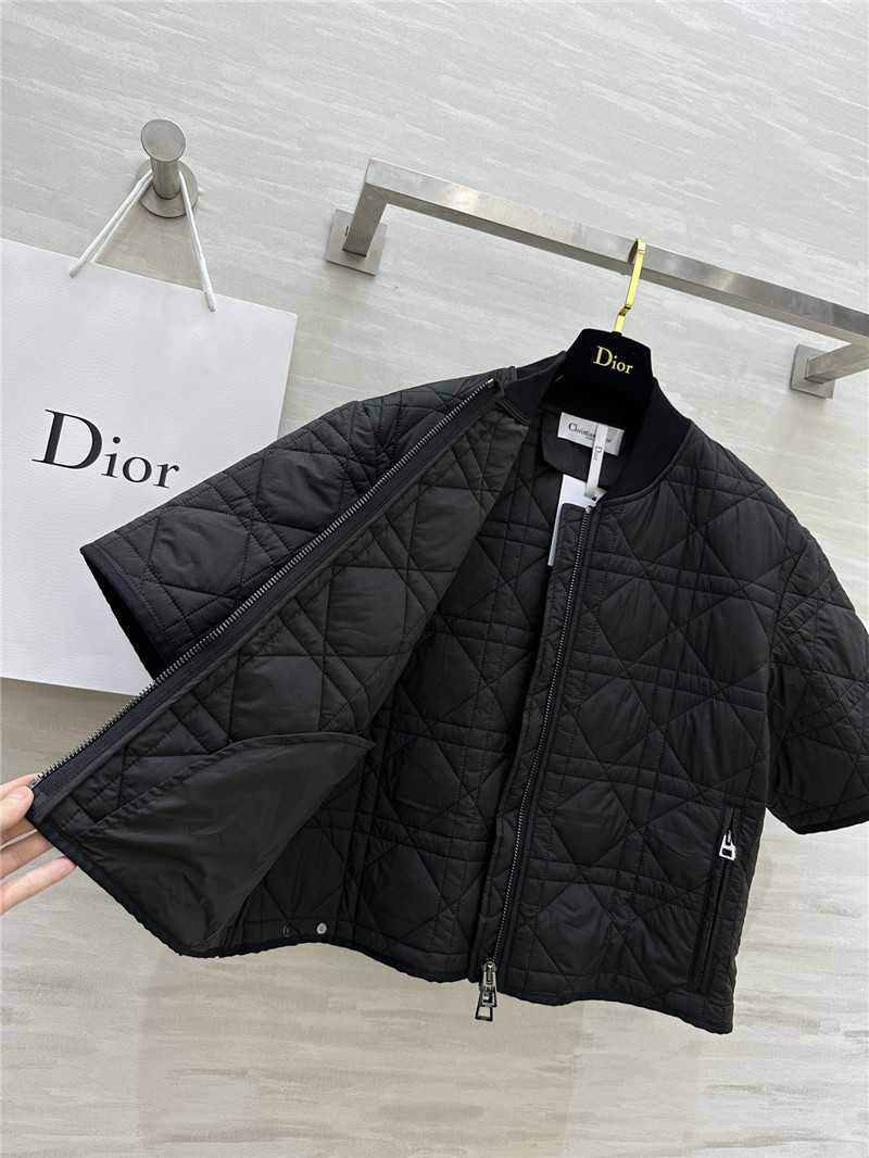 D10r quilted short sleeve jacket