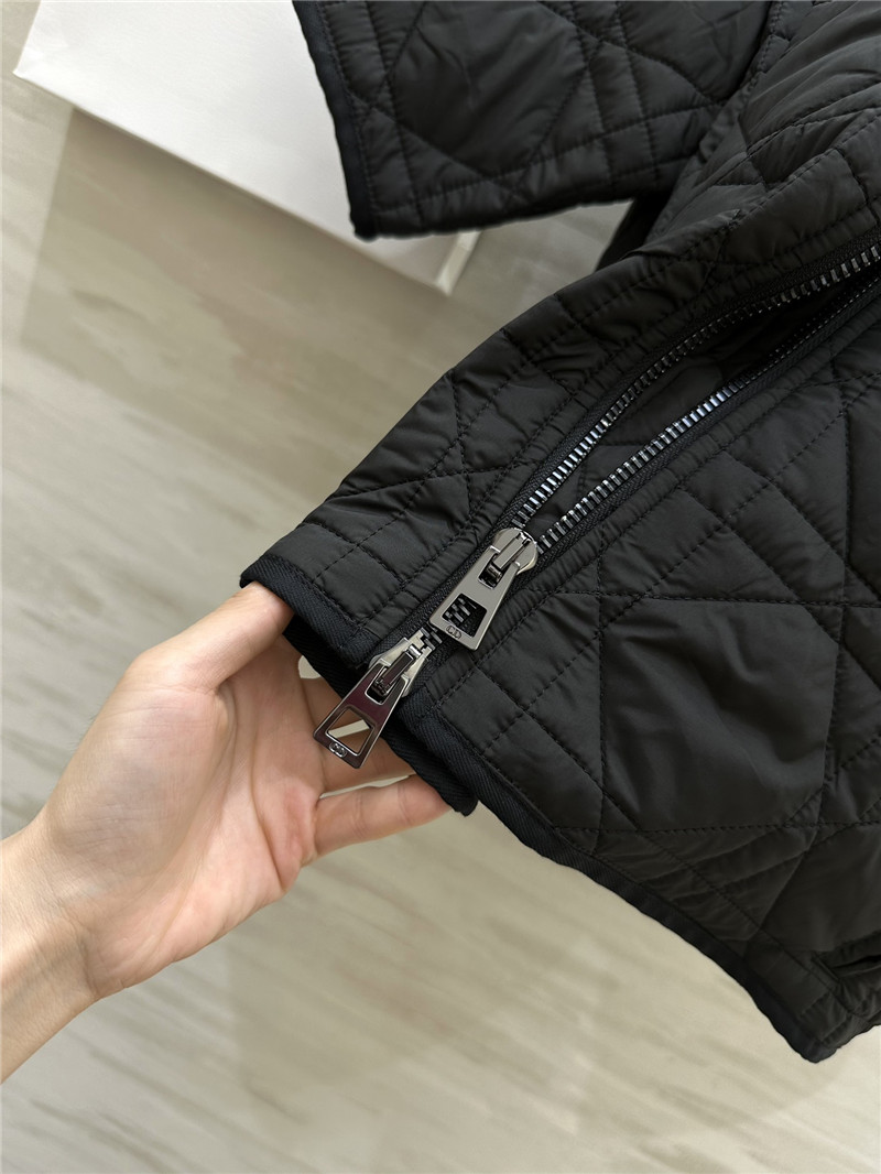 D10r quilted short sleeve jacket